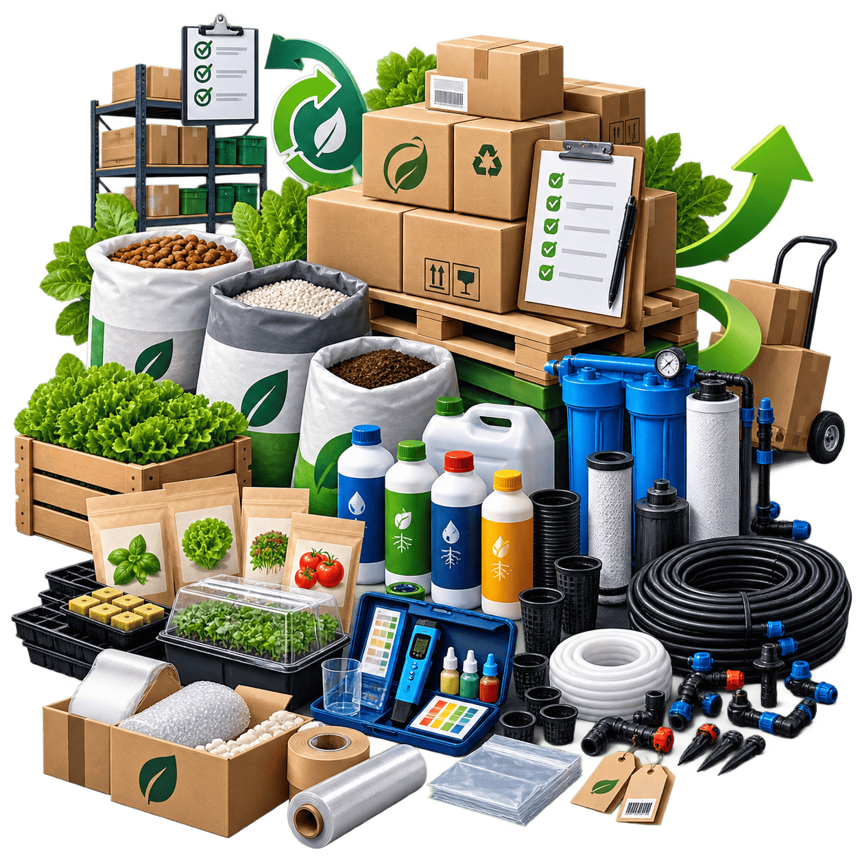 Supply inventory, restocking, and shipment management